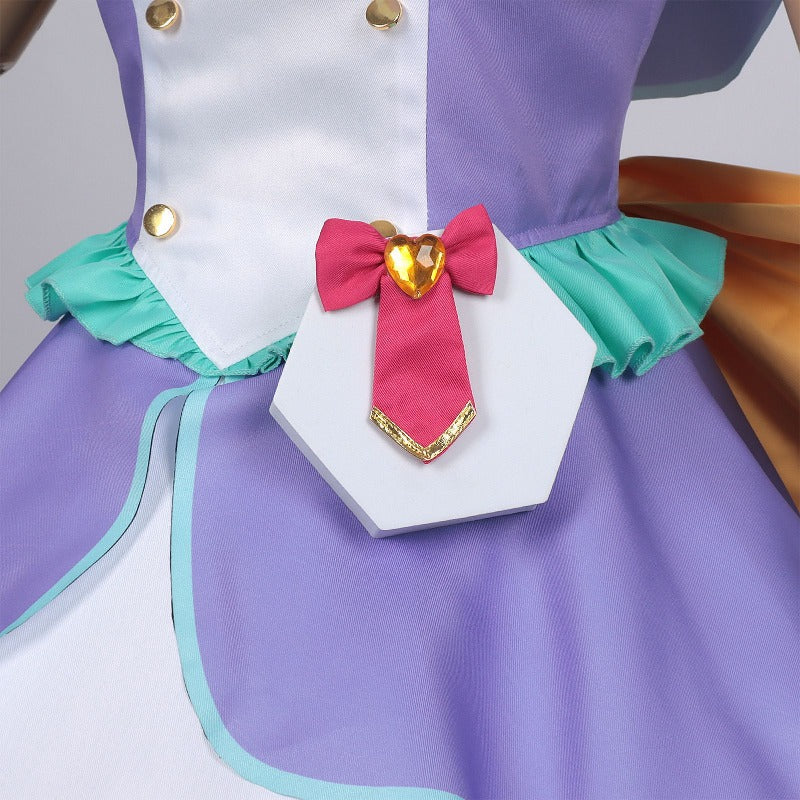 Azuiblc　名探偵プリキュア！明智 あんな  森亜 るるか　小林 みくる　コスプレ衣装　ドレス　舞台服　コスチューム
