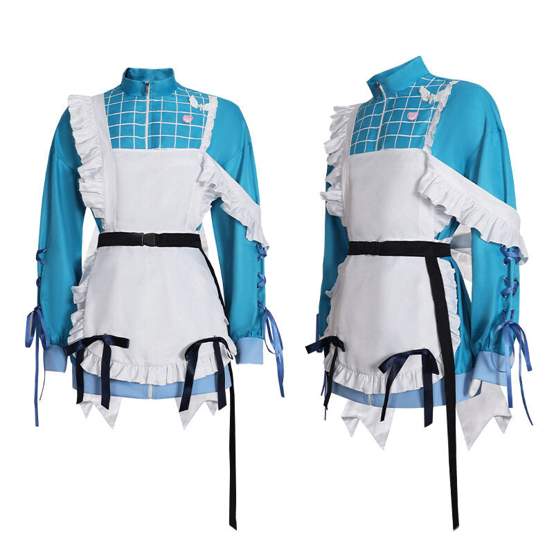 Azuiblc　様ちゅ～ず! センセー女の子似合ってるよっ!　白鳩いのり　コスプレ衣装　ワンピース　仮装 - Azuiblc