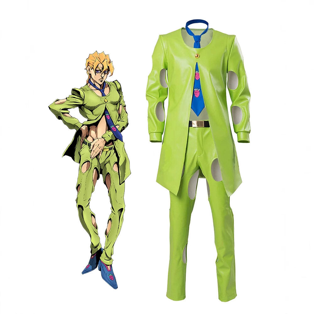 Azuiblc ジョジョの奇妙な冒険　ジャイロ・ツェペリ　 ディオ　パンナコッタ　ジョルノ　シーザー　コスプレ衣装　コスチューム　イベントAzd12 - Azuiblc