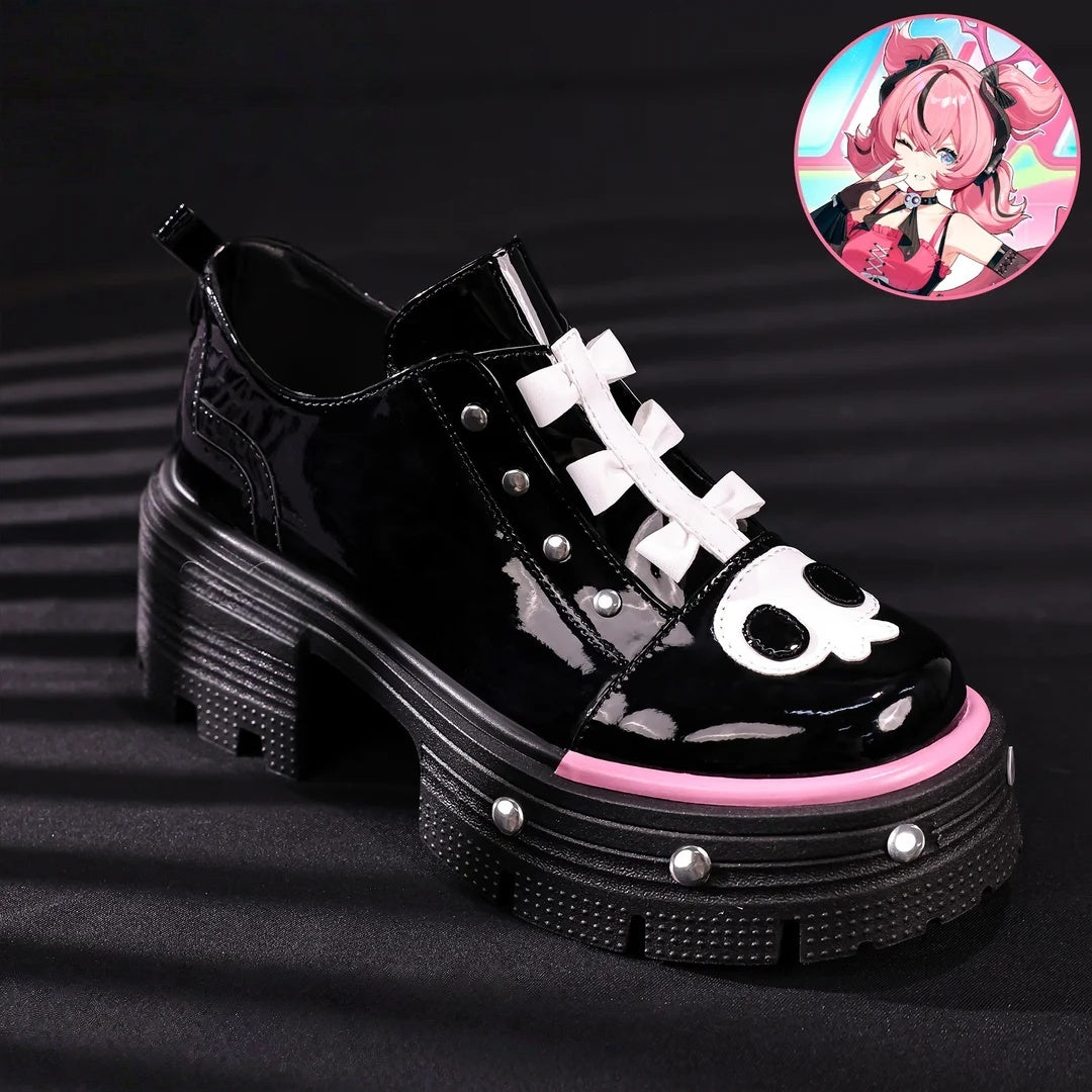 Azuiblc　ゼンゼロ アリア 　不協和音 コスプレ　シューズ　ブーツ　靴