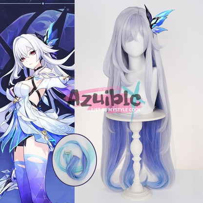 Azuiblc 原神　スカーク コスプレ　100㎝　ウィッグ　鬘　かつら - Azuiblc