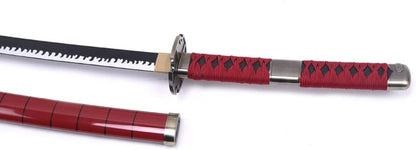 Azuiblc ロロノア・ゾロ 桃の助 光月おでん 閻魔 天羽々斬 103cm 木製 刀 剣 武器 コスプレ道具 Cosplay 模造刀 模擬刀 道具 コスプレグッズ Azd20 - Azuiblc