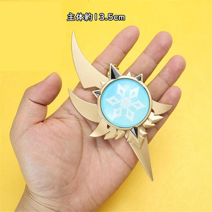 azuiblc 原神　 スカラマシュ 放浪者 神の目 　キーホルダー風 散兵 グッズ 合金 キーチェーン 観賞用 コスプレ 道具 小物 おしゃれ 人気 誕生日プレゼント ミニチュア インテリアAzd21 - Azuiblc