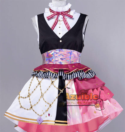 Azuiblc　プロジェクトセカイ 宵崎奏 コスプレ衣装　ワンピース　  MORE MORE JUMP よいさきかなで   25時、ナイトコードで　仮装　舞台服　演出服 - Azuiblc