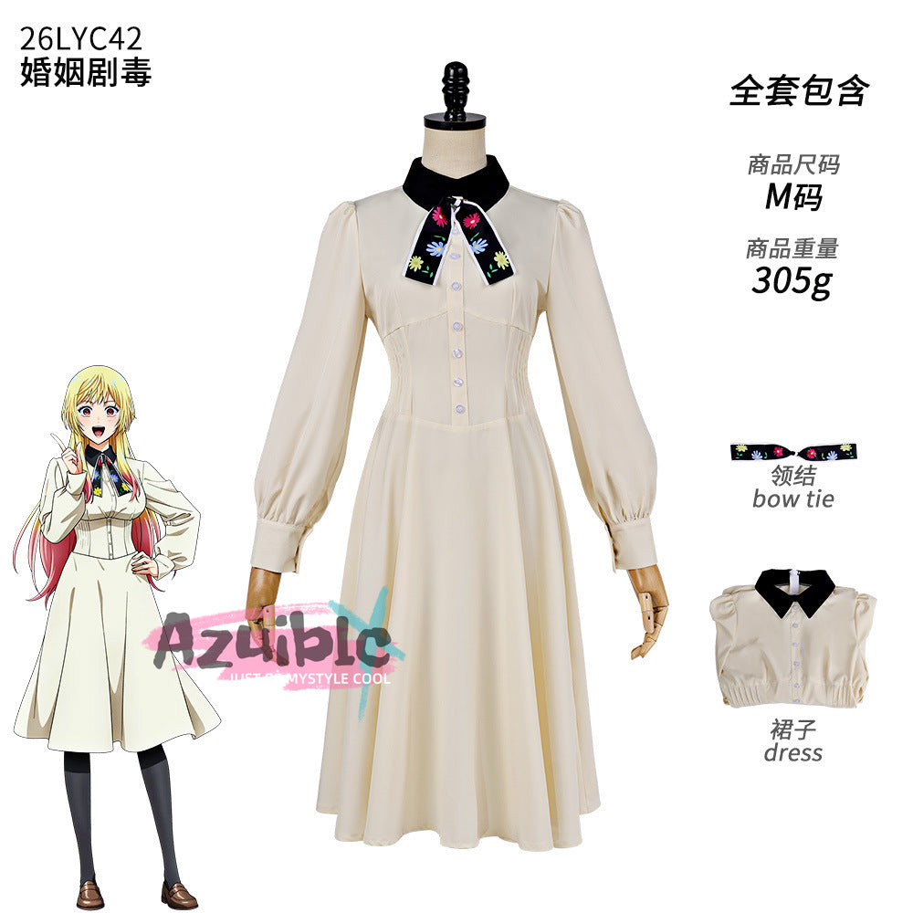Azuiblc　マリッジトキシン 　城崎 メイ 　コスプレ衣装　イベント　ワンピース　ドレス　仮装　ハロウィン