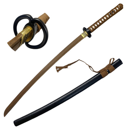 Azuiblc るろうに剣心-明治剣客浪漫譚- 日本風 装飾品　緋村剣心逆刃刀　103cm 汎用刀　仕上げ模造刀　レプリカ　和風　コスプレ道具 唐風　模造刀　木刃　樹脂刃　工芸品　武士刀　サムライ　ソード　ハロウィン - Azuiblc