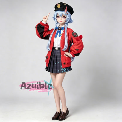 Azuiblc　NTE　ネバエバ　早霧(さきり)　帽子付　ポリエステル素材　イベント　舞台服　コスプレ衣装