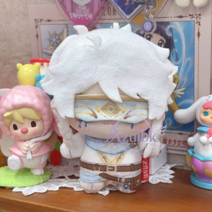 Azuiblc Identity V 第五人格 占い師 イライ・クラーク Eli Clark 10cm ぬいぐるみ｜ホワイトVer.・アイマスク付き