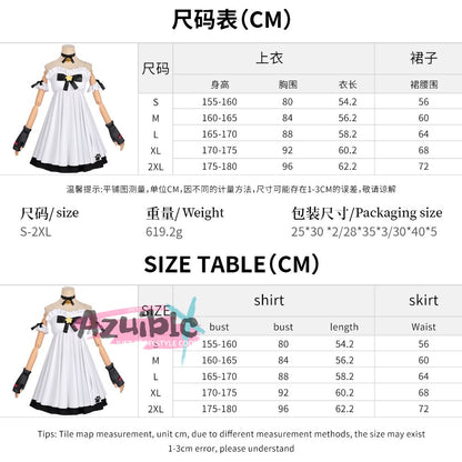Azuiblc　NTE ナナリ ネバエバ  猛虎  コスプレ衣装　ドレス　帽子＋手袋付　ワンピース　ハロウィン　舞台服