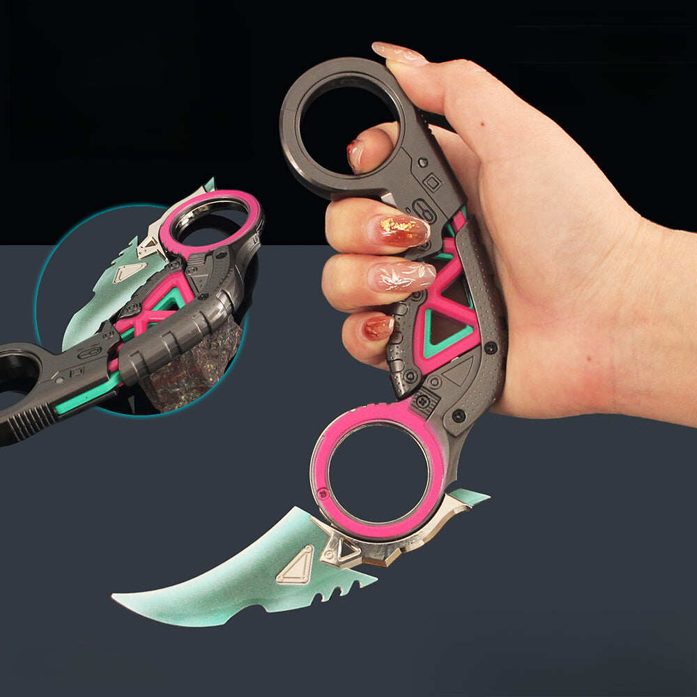 Azuiblc APEX ラプターズクロー 18cm 緑色カラムビット 武器モデル｜スパレジェ 塗装済み完成品｜ゲーム武器レプリカ コレクション・プレゼントに - Azuiblc