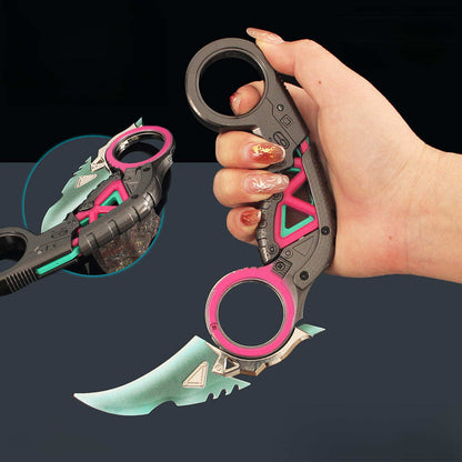 Azuiblc APEX ラプターズクロー 18cm 緑色カラムビット 武器モデル｜スパレジェ 塗装済み完成品｜ゲーム武器レプリカ コレクション・プレゼントに - Azuiblc