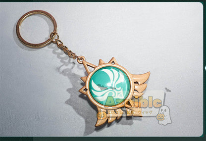 Azuiblc　原神 ファルカ コスプレ衣装  Varka コスチューム ナドクライ編　仮装　西風騎士団 大団長　腿甲3ｄ樹脂製パーツ　アクセサリー - Azuiblc