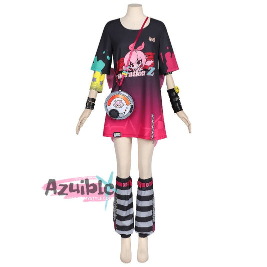 Azuiblc　NTE ネバエバ ハニア　コスプレ衣装　3dプリント印刷　イベント舞台　ハロウィン　ウィッグ追加対応