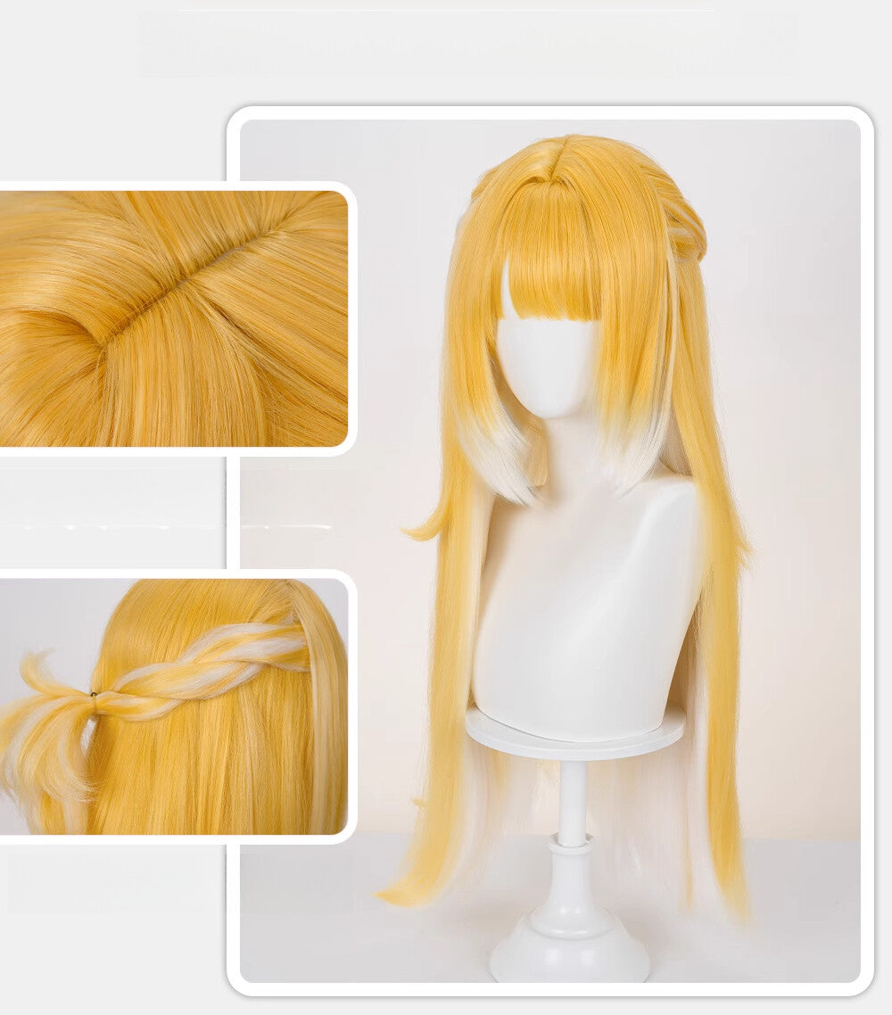 Azuiblc ゼンレゼンレスゾーンゼロ　フーフー（福福）ウィッグ ゼンゼロ 　カツラ　コスプレ道具Azm07 - Azuiblc