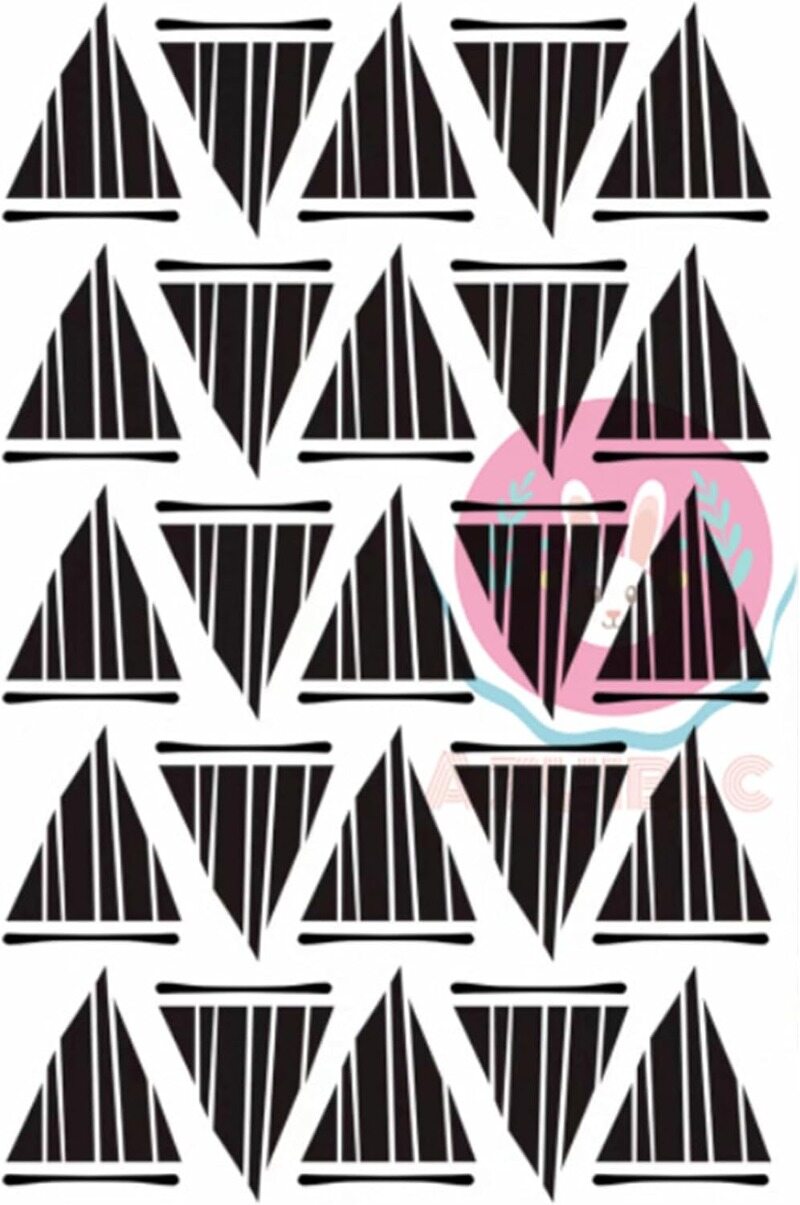 Azuiblc ゼンレスゾーンゼロ タトゥーシール 猫宮又奈 コスプレ 小物 ZZZ おでこ 額 三角形 黒 セット  ｜ゼンゼロ/ZZZ グッズ 人気 おしゃれ 飾り ファッション イベント Azt004 - Azuiblc