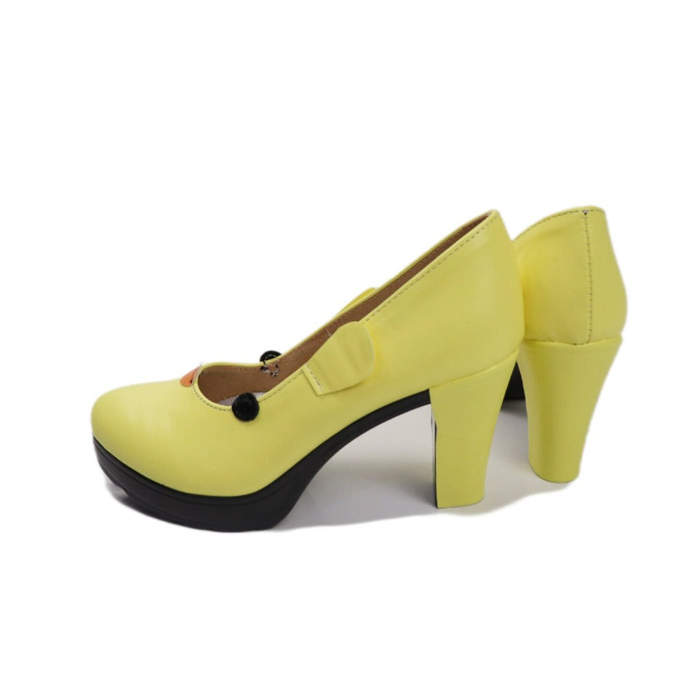 Azuiblc 超かぐや姫 　月見 ヤチヨ 　シューズ　靴　ハイヒール　 ライバー 　 推し活 　 パンプス　八千代　コスプレ道具