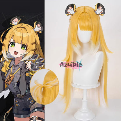 Azuiblc ゼンレゼンレスゾーンゼロ　フーフー（福福）ウィッグ ゼンゼロ 　カツラ　コスプレ道具Azm07 - Azuiblc