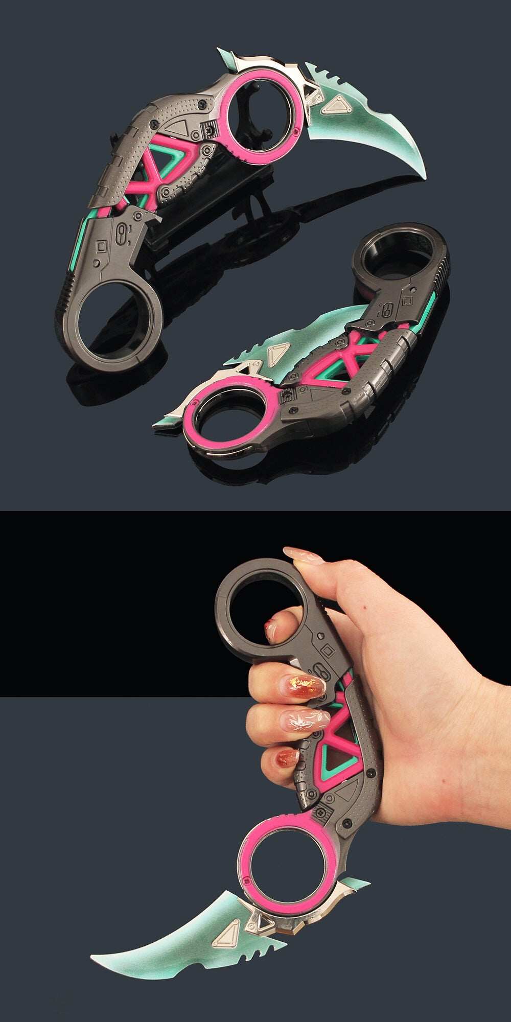 Azuiblc APEX ラプターズクロー 18cm 緑色カラムビット 武器モデル｜スパレジェ 塗装済み完成品｜ゲーム武器レプリカ コレクション・プレゼントに - Azuiblc