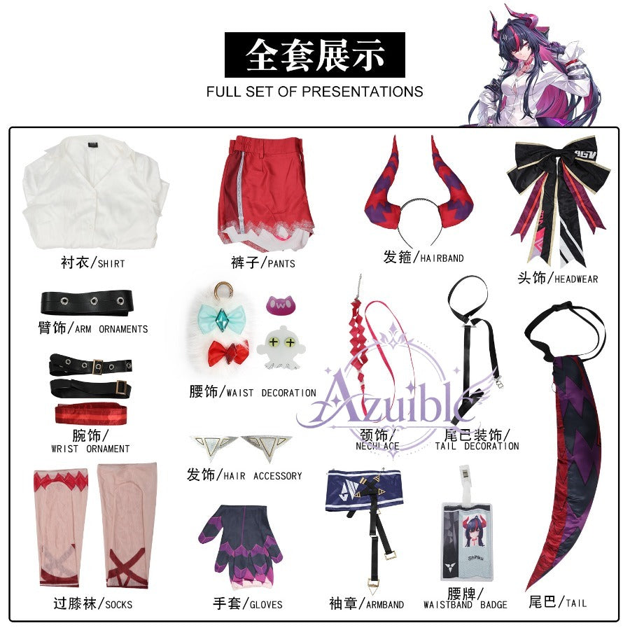 Azuiblc NTE 真紅 コスプレ衣装｜Neverness to Everness コスチューム