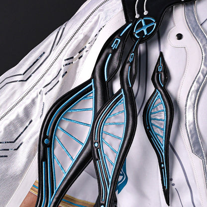 Azuiblc 鳴潮 リューク・ヘルセン コスプレ　仮装　舞台服　３d樹脂製パーツ　Luuk Herssen ウィッグ＋モチーフ武器追加対応