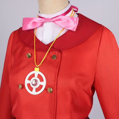 Azuiblc　名探偵プリキュア 小林 みくる コスプレ衣装　ドレス　ワンピース　舞台服