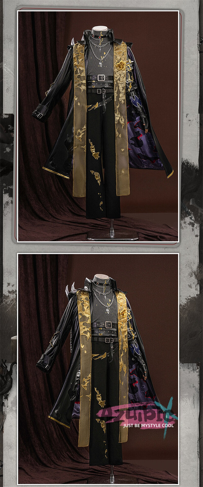 Azuiblc　第五人格 隠者 コスプレ衣装　隠者のUR衣装　金属パーツ+3d樹脂パーツ　アルヴァ・ロレンツ　コスチューム - Azuiblc