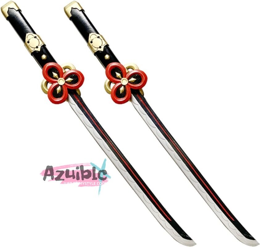 Azuiblc 原神  静水流転の輝き 片手剣 フリーナ 水神 100CM 武器 PU製 剣 刀 武器 コスプレ道具 Cosplay 道具 コスプレグッズ コレクション グッズ コスプレ小物 cosplayAzd19 - Azuiblc