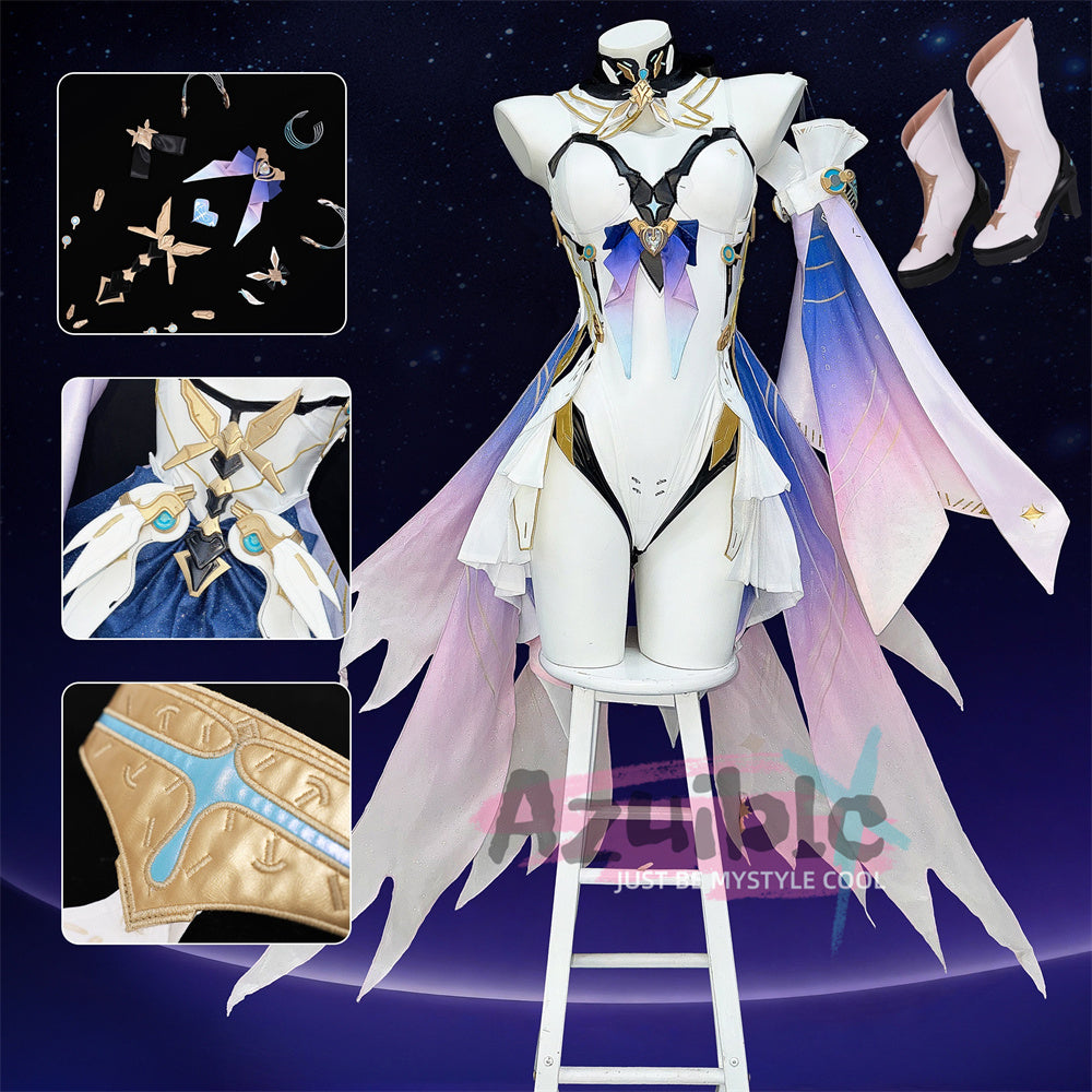 Azuiblc 鳴潮 エイメス コスプレ衣装 ドレス コスチューム 高品質