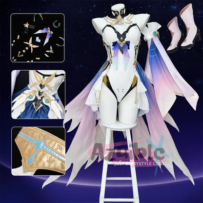 Azuiblc　鳴潮 エイメス コスプレ衣装　ドレス　コスチューム　イベント　ウィッグ＋ブーツ＋武器モデル追加対応