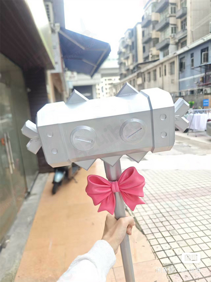Azuiblc　原神  プルーネ 　コスプレ道具　モチーフ武器　ハンマー　PLA材質　150cm Prune　魔女ハンター　ハロウィン
