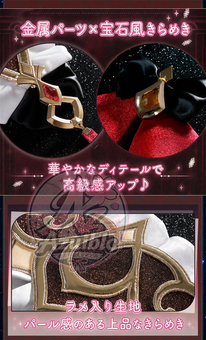 Azuiblc　原神　傀儡 サンドローネ / Sandrone 20点金属製パーツ付　初期衣装—クロックワークの淑女のワルツ　コスチューム　洋服風　イベント