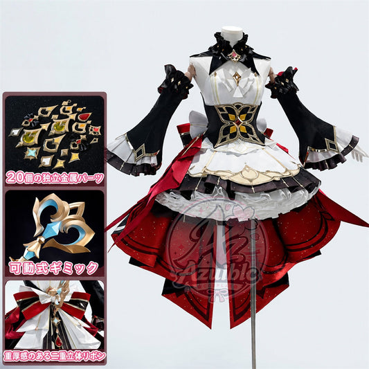 Azuiblc　原神　傀儡 サンドローネ / Sandrone 20点金属製パーツ付　初期衣装—クロックワークの淑女のワルツ　コスチューム　洋服風　イベント