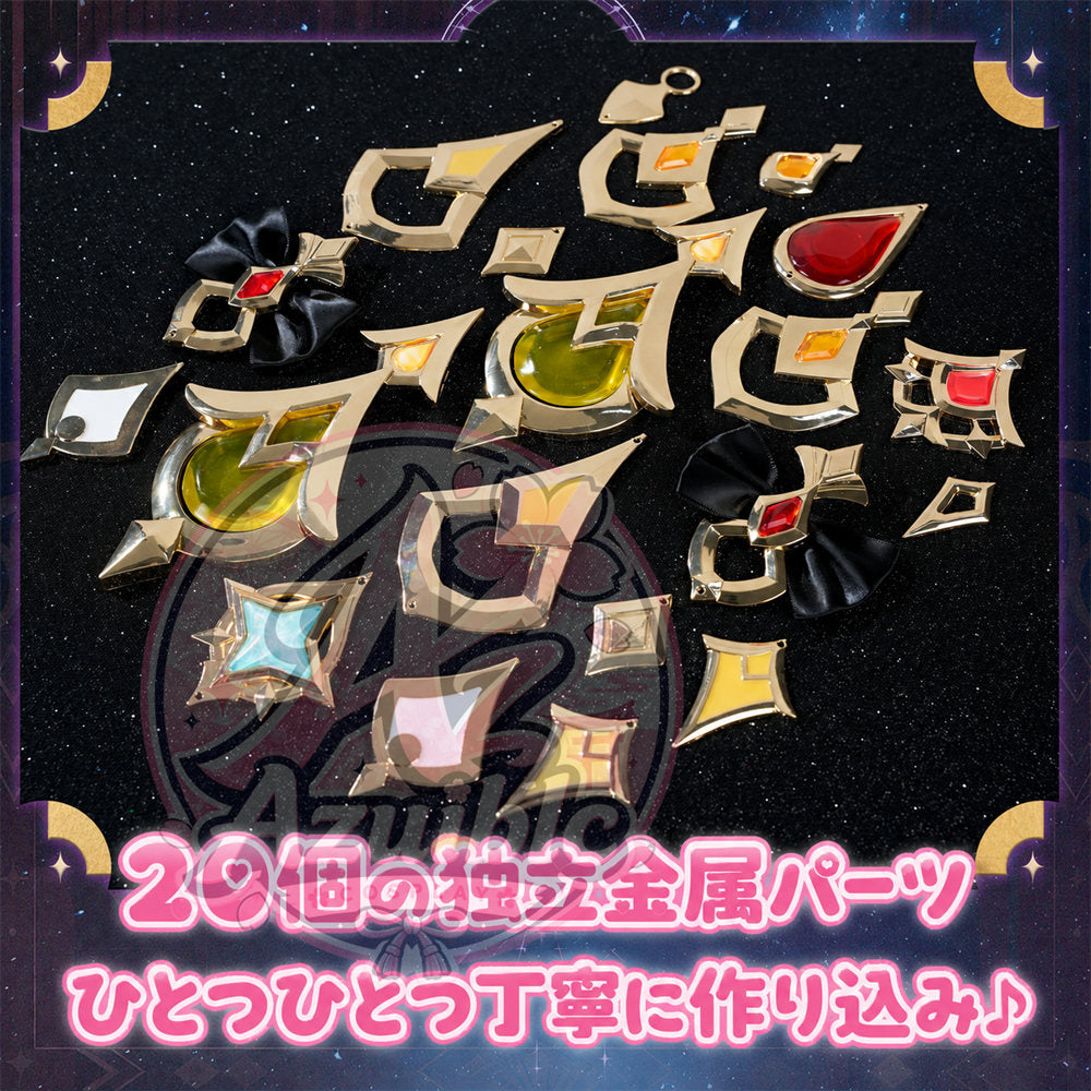 Azuiblc　原神　傀儡 サンドローネ / Sandrone 20点金属製パーツ付　初期衣装—クロックワークの淑女のワルツ　コスチューム　洋服風　イベント