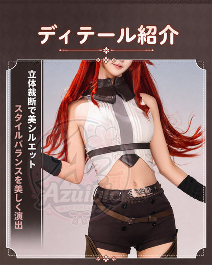Azuiblc　無職転生 エリス・ボレアス・グレイラット ヒロイン コスプレ衣装 コスチューム イベント・撮影用 アニメ再現衣装