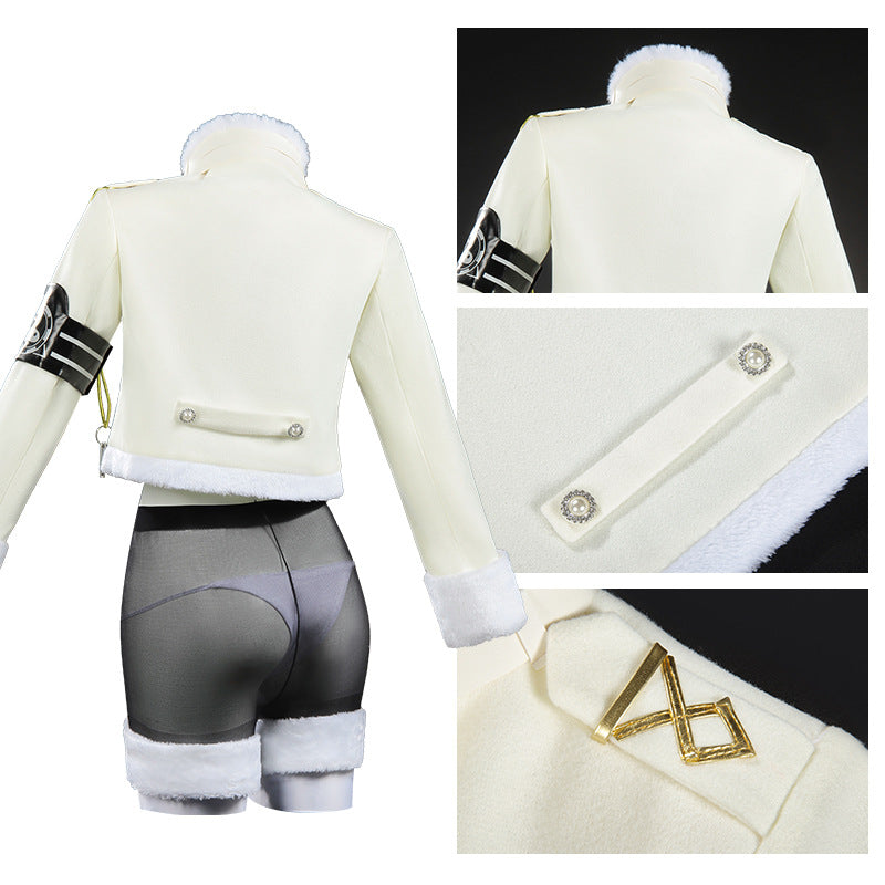 Azuiblc　勝利の女神：NIKKE    ブラン  ホワイトラビット  コスプレ衣装　ニケ　仮装　NIKKE   　コスチューム