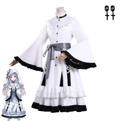 Azuiblc　魔法少女ノ魔女裁判   氷上 メルル 　コスプレ衣装　  まのさば　舞台服　ひかみ メルル 　ドレス　ワンピース