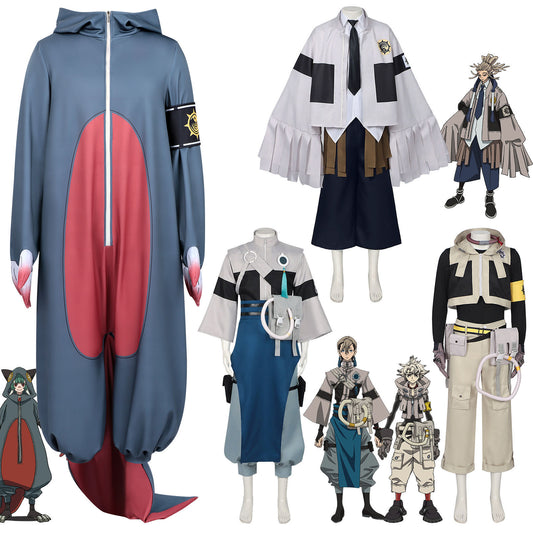 Azuiblc　ガチアクタ    ルド・シュアブレック   エンジン  リヨウ 　コスプレ衣装　イベント　仮装　GACHIAKUTA   ザンカ・ニジク