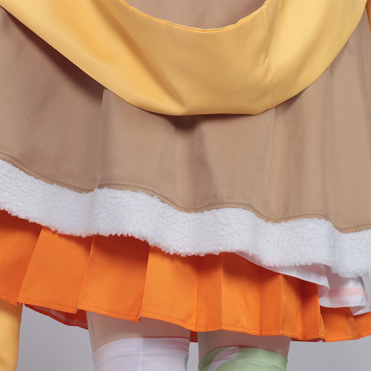 Azuiblc　 超かぐや姫　諌山真美  コスプレ衣装　諌山 マント付  フルセット  コスチューム 舞台服 演出服 高クオリティ