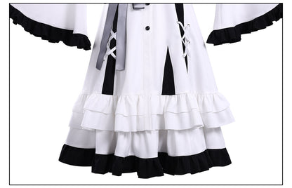 Azuiblc　魔法少女ノ魔女裁判   氷上 メルル 　コスプレ衣装　  まのさば　舞台服　ひかみ メルル 　ドレス　ワンピース