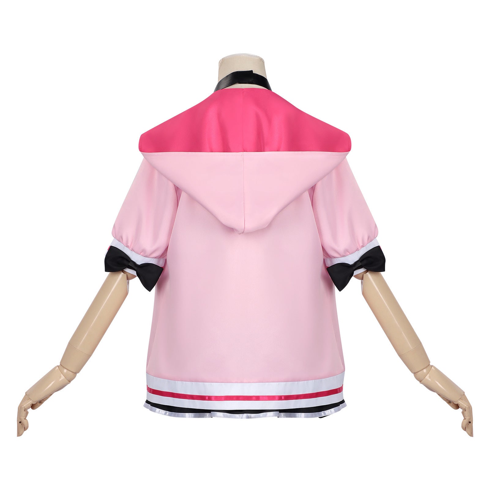 超かぐや姫！ 駒沢乃依 ピンクセーラー服 コスプレ衣装 ブラック