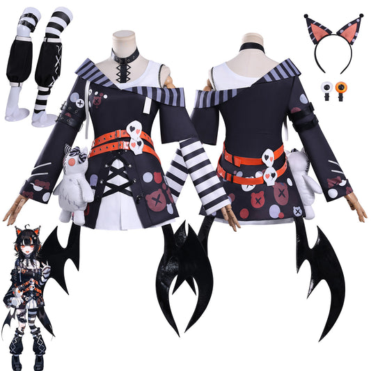 Azuiblc 魔法少女ノ魔女裁判  沢渡ココ コスプレ衣装  まのさば 舞台服　ドレス ワンピース