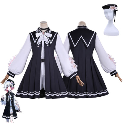 Azuiblc 魔法少女ノ魔女裁判 桜羽 エマ  コスプレ衣装 まのさば 舞台服 ドレス ワンピース