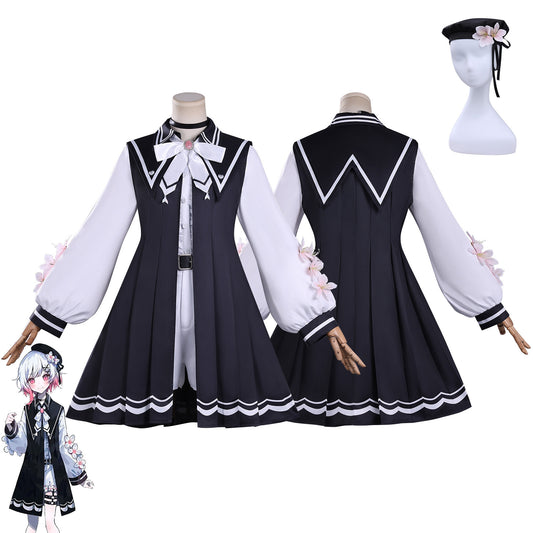 Azuiblc 魔法少女ノ魔女裁判 桜羽 エマ  コスプレ衣装 まのさば 舞台服 ドレス ワンピース