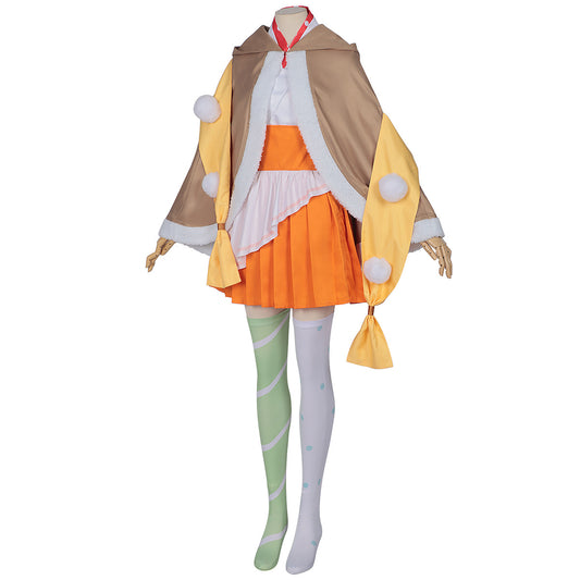 Azuiblc　 超かぐや姫　諌山真美  コスプレ衣装　諌山 マント付  フルセット  コスチューム 舞台服 演出服 高クオリティ