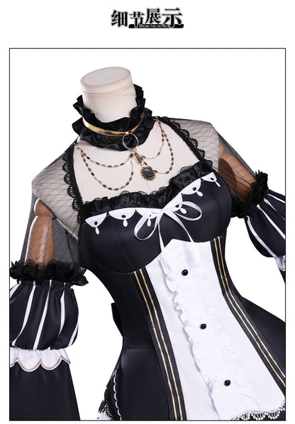 Azuiblc　魔法少女ノ魔女裁判　佐伯 ミリア　コスプレ衣装　まのさば　ドレス　コスチューム　洋服風　ワンピース