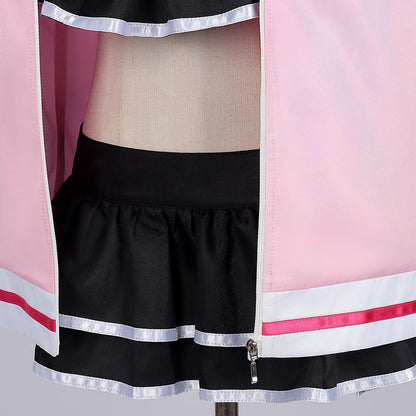 Azuiblc 超かぐや姫  駒沢乃依 　コスプレ衣装 セーラー服　ピンク色　ブラックオニキス  コスチューム　プロゲーマーチーム
