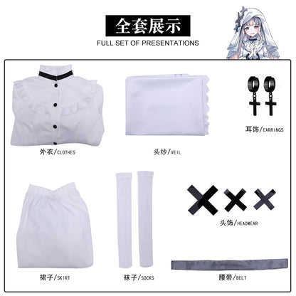 Azuiblc　魔法少女ノ魔女裁判   氷上 メルル 　コスプレ衣装　  まのさば　舞台服　ひかみ メルル 　ドレス　ワンピース