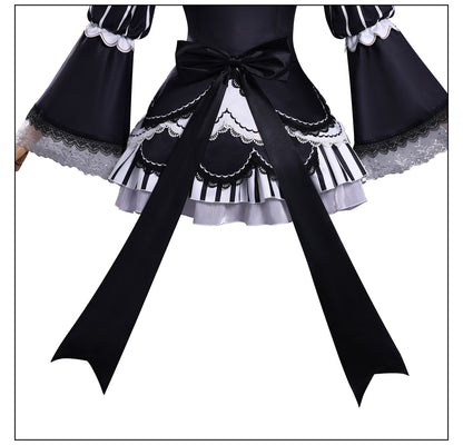 Azuiblc　魔法少女ノ魔女裁判　佐伯 ミリア　コスプレ衣装　まのさば　ドレス　コスチューム　洋服風　ワンピース
