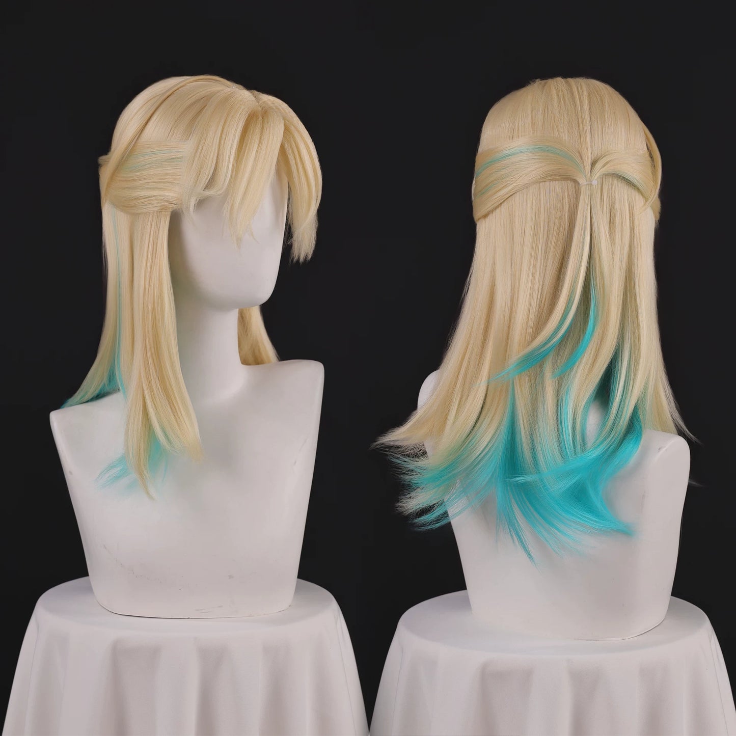 Azuiblc 鳴潮 リューク・ヘルセン コスプレ　仮装　舞台服　３d樹脂製パーツ　Luuk Herssen ウィッグ＋モチーフ武器追加対応