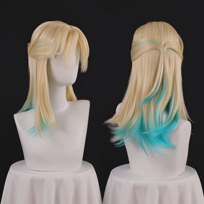 Azuiblc 鳴潮 リューク・ヘルセン コスプレ　仮装　舞台服　３d樹脂製パーツ　Luuk Herssen ウィッグ＋モチーフ武器追加対応